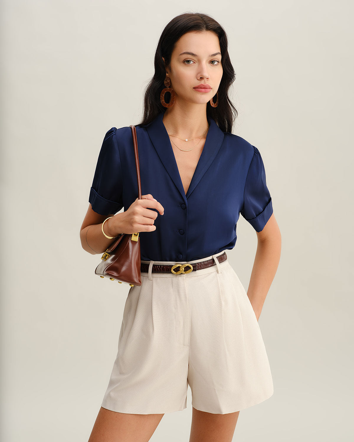 Anaïs Blouse – Satin Whisper
