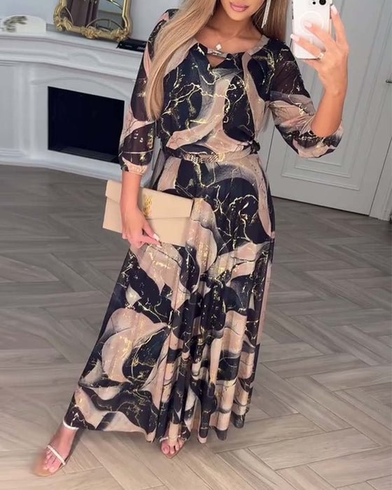 Sorcha Dress – Sophisticated Swirl