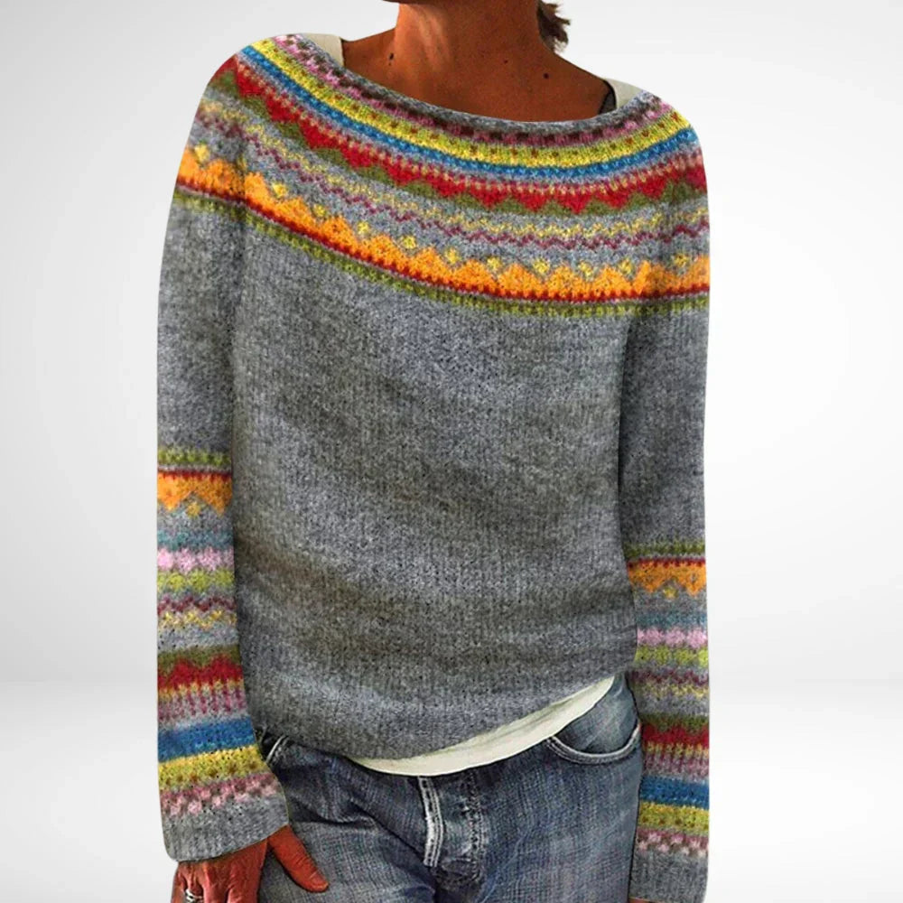 LUNA | Retro Autumn Sweater