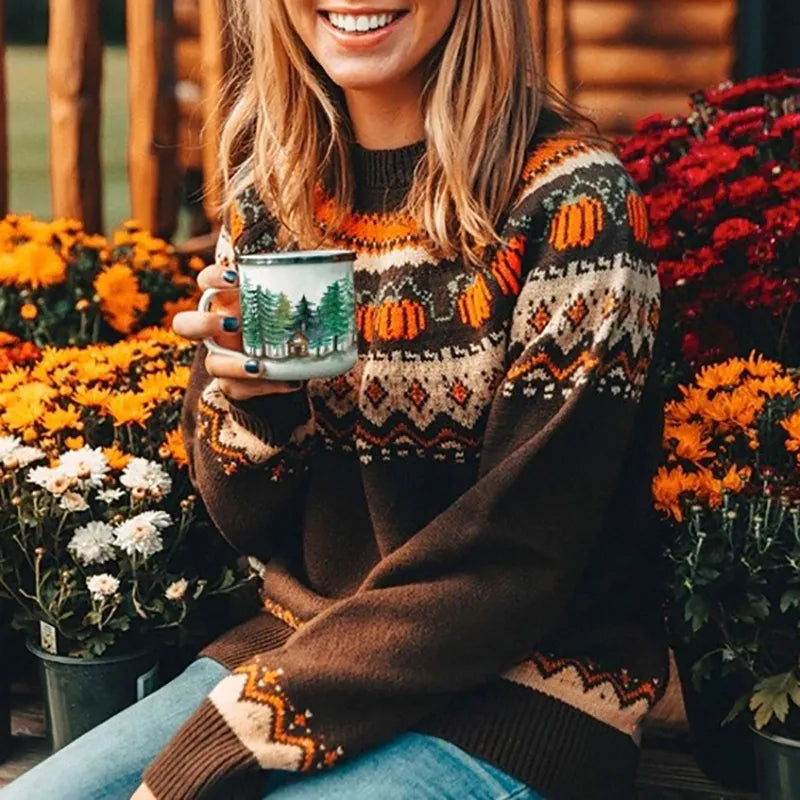 Sylvia - Warm Ethnic Sweaters for Women