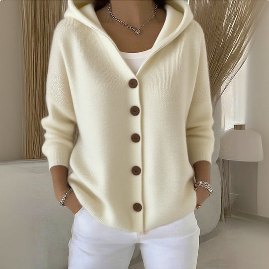 Daphné Hooded Cardigan - Cozy Luxe