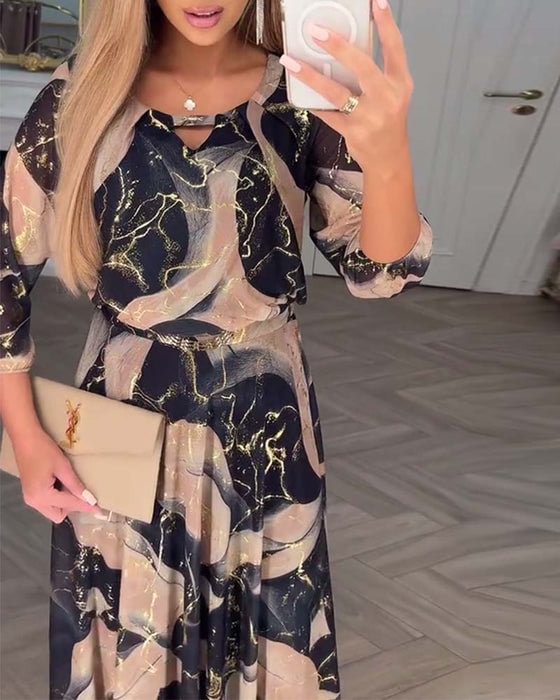 Sorcha Dress – Sophisticated Swirl