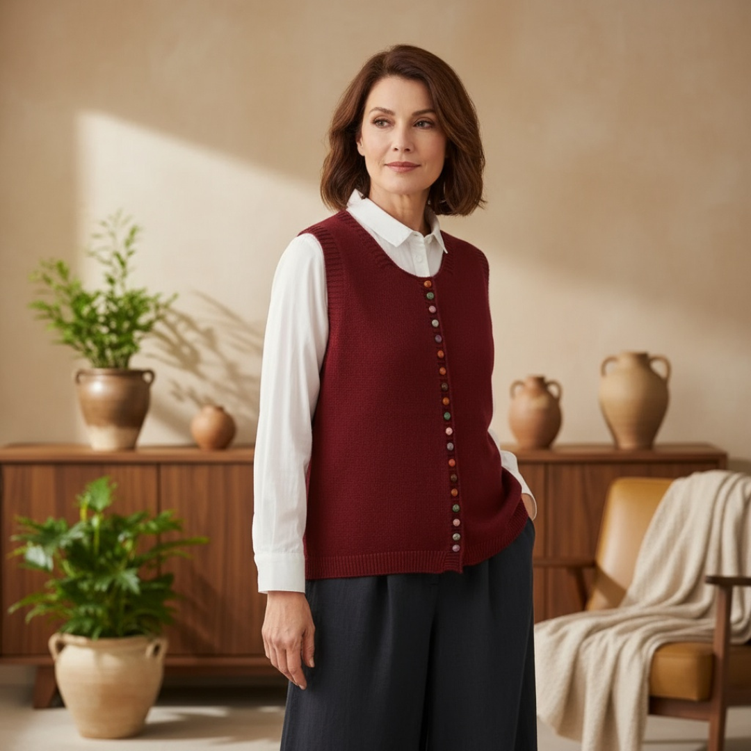 Alannah Knit Vest – Gentle Heritage