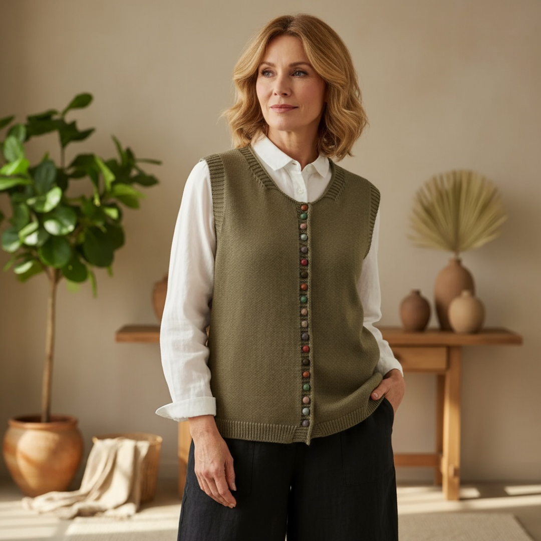 Alannah Knit Vest – Gentle Heritage