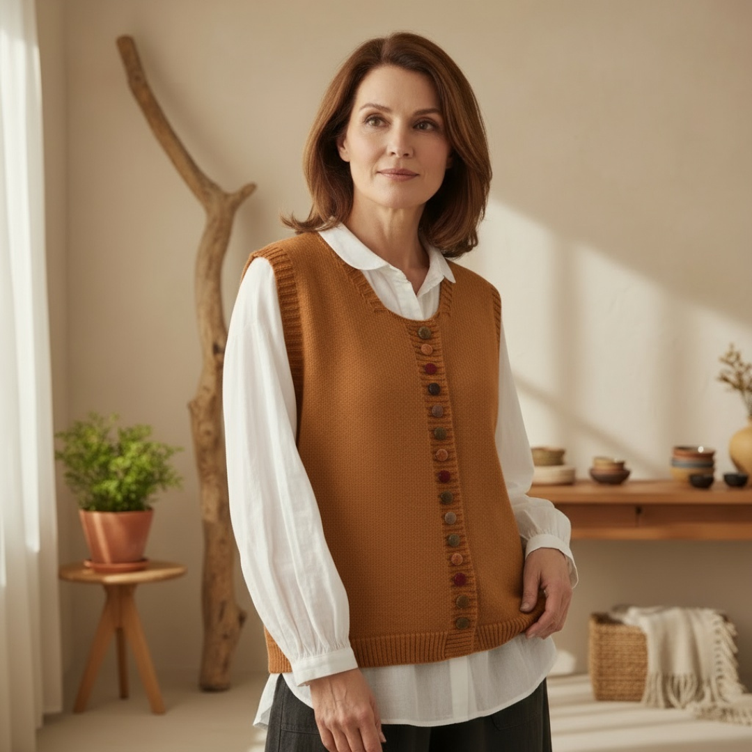 Alannah Knit Vest – Gentle Heritage