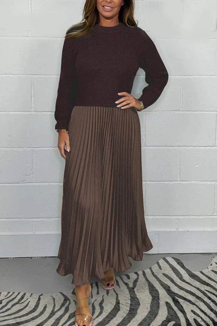 Claire | Elegant 2-in-1 Sweater Dress