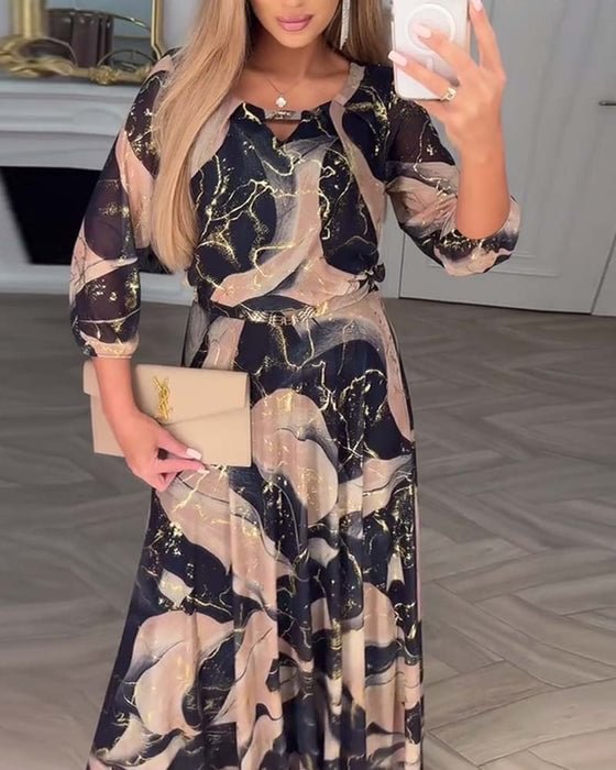 Sorcha Dress – Sophisticated Swirl