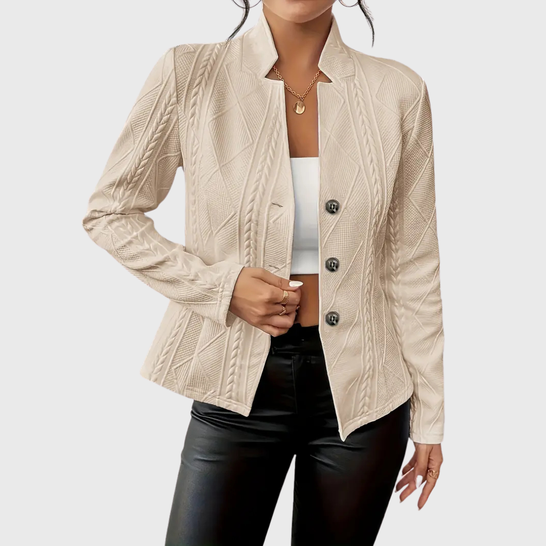 Isabella Blazer - Textured Elegance