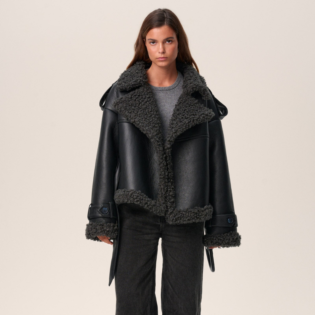 Tara Shearling Jacket – Bold Refined