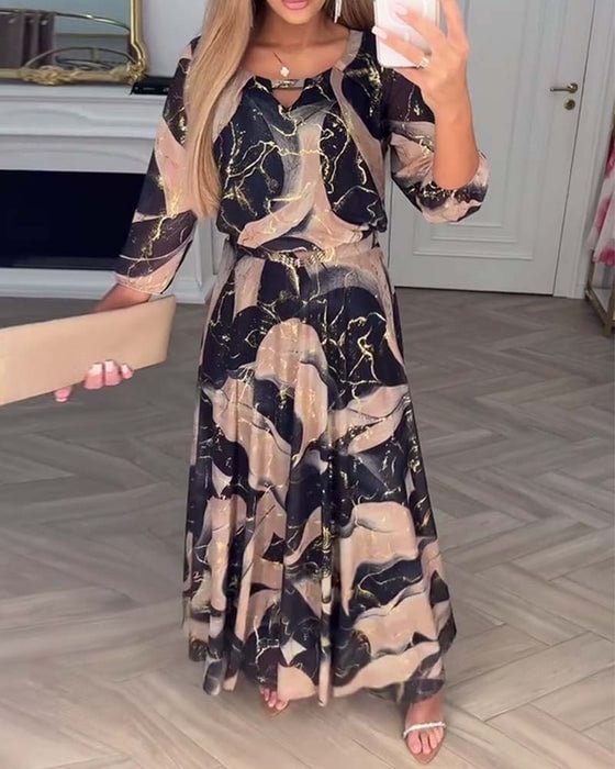 Sorcha Dress – Sophisticated Swirl