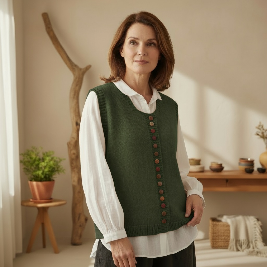 Alannah Knit Vest – Gentle Heritage