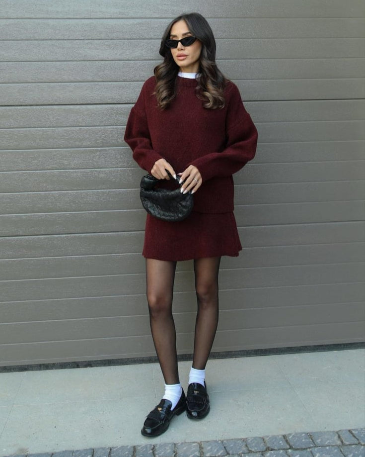 Eabha Knit Set – Autumn Poised