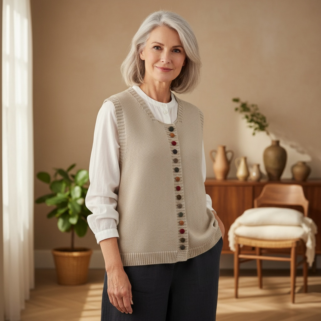 Alannah Knit Vest – Gentle Heritage