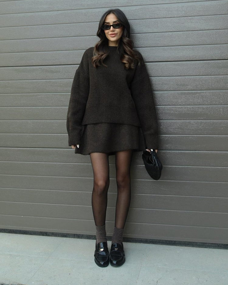 Eabha Knit Set – Autumn Poised